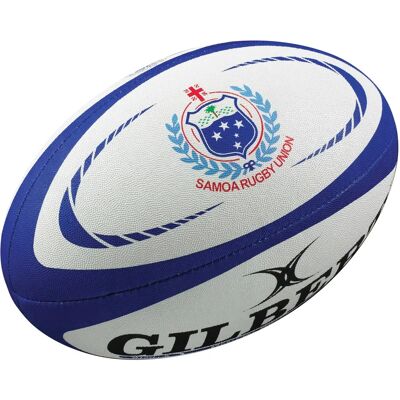 Ballon de Rugby Réplique Samoa - Taille 5 - Publicité Ballon de Rugby Réplique Samoa - Taille 5 - Publicité