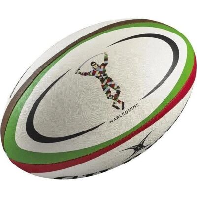 Pallone da Rugby Gilbert Harlequins - Taglia 2 - PVC Resistente Pallone da Rugby Gilbert Harlequins - Taglia 2 - PVC Resistente