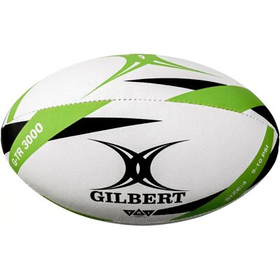 Ballon de Rugby Gilbert G-tr3000 - Taille 4, Vert - Rugby - Publicité Ballon de Rugby Gilbert G-tr3000 - Taille 4, Vert - Rugby - Publicité