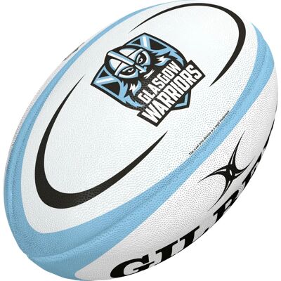 Gilbert Glasgow Warriors Rugby Ball - Size 5, Blue - Official Replica Gilbert Glasgow Warriors Rugby Ball - Size 5, Blue - Official Replica