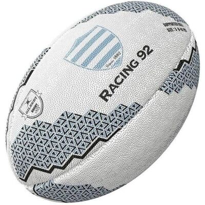Ballon de Rugby Multicolore Gilbert Racing 92 - Rugby Ball - Publicité Ballon de Rugby Multicolore Gilbert Racing 92 - Rugby Ball - Publicité