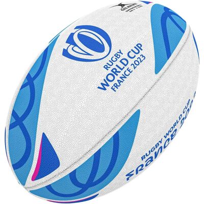 Gilbert Tamanho 5 Bola de Rugby - Branco/Azul - Bola de Rugby Gilbert Tamanho 5 Bola de Rugby - Branco/Azul - Bola de Rugby