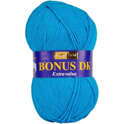 Fil à tricoter Hayfield Bonus DK Bleu Néon - Double Knit Fil à tricoter Hayfield Bonus DK Bleu Néon - Double Knit