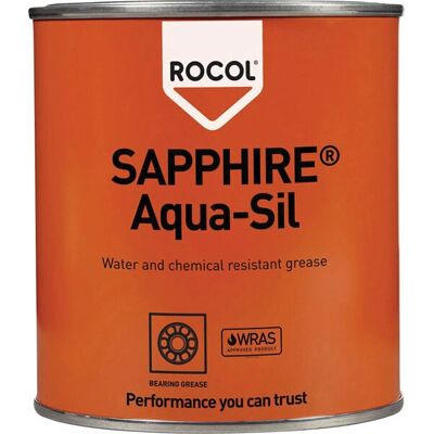 Grasso al silicone Rocol Sapphire Aqua-Sil - Alta Temperatura - 500g Grasso al silicone Rocol Sapphire Aqua-Sil - Alta Temperatura - 500g
