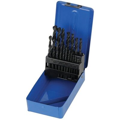Silverline Metaal HSS-R Boor Set - 19 Stuks - 1/10mm Silverline Metaal HSS-R Boor Set - 19 Stuks - 1/10mm
