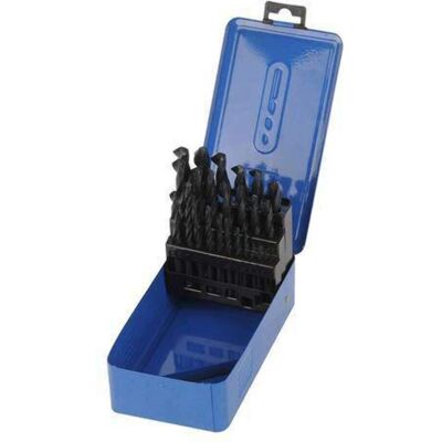 Ensemble de 25 mèches Silverline en acier rapide - 1mm-13mm Ensemble de 25 mèches Silverline en acier rapide - 1mm-13mm