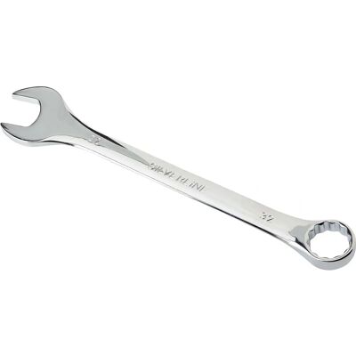 Silverline 32mm Combination Spanner - Metric, Chrome Vanadium, Forged Silverline 32mm Combination Spanner - Metric, Chrome Vanadium, Forged
