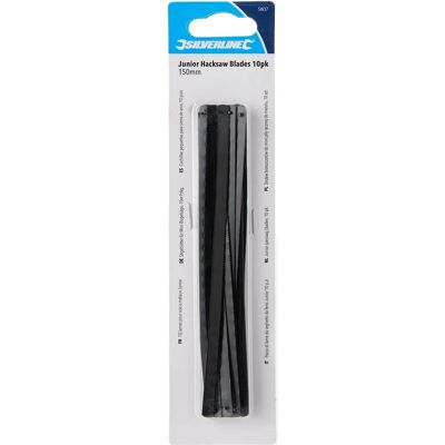 Silverline 150mm Koolstofstalen Handzaagbladen - Verpakking van 10 Silverline 150mm Koolstofstalen Handzaagbladen - Verpakking van 10