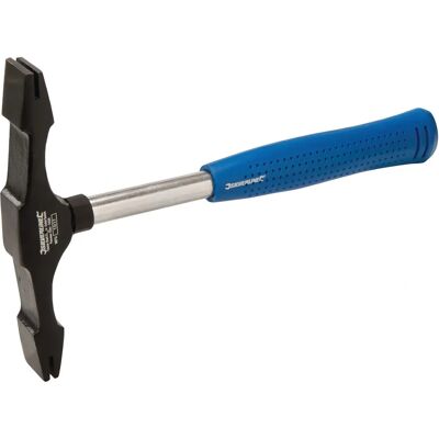 Martello a doppia estremità Silverline Ha64 - 25 oz - Impugnatura tubolare doppia Martello a doppia estremità Silverline Ha64 - 25 oz - Impugnatura tubolare doppia