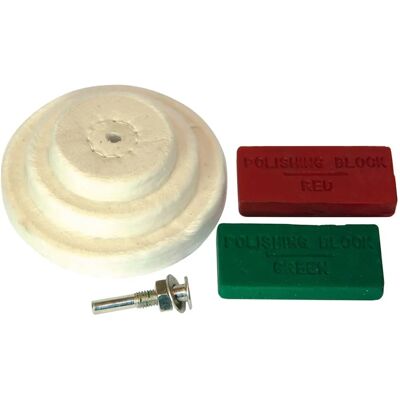 Silverline 153203 Kit de Polissage - Disques 50 75 100mm - Publicité Silverline 153203 Kit de Polissage - Disques 50 75 100mm - Publicité