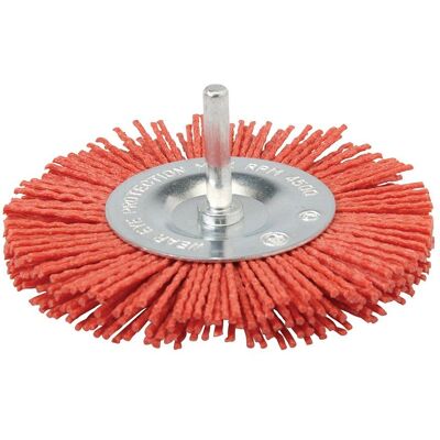 Silverline 100mm Nylon Filament Wheel - Coarse - Wheel Silverline 100mm Nylon Filament Wheel - Coarse - Wheel