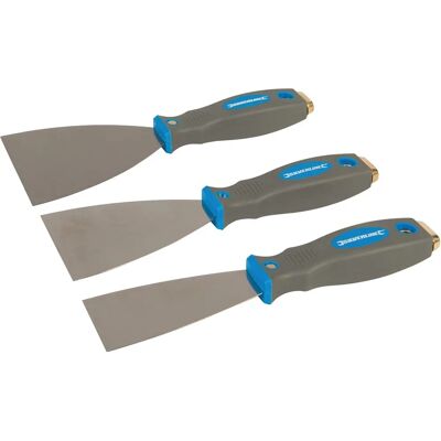 Set de spatules Expert Silverline 3 pièces - Outils professionnels - Publicité Set de spatules Expert Silverline 3 pièces - Outils professionnels - Publicité