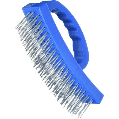 Brosse en Fil d'Acier Silverline 165mm - Poignée en D 4 Rangées Brosse en Fil d'Acier Silverline 165mm - Poignée en D 4 Rangées