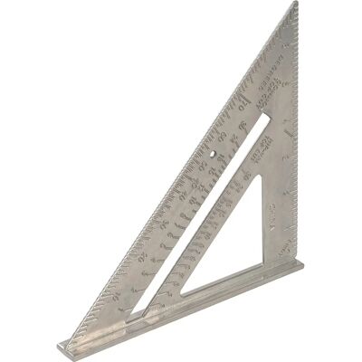 Silverline Carré de Charpentier en Alliage d'Aluminium - 185 mm - Outil de Toiture Silverline Carré de Charpentier en Alliage d'Aluminium - 185 mm - Outil de Toiture