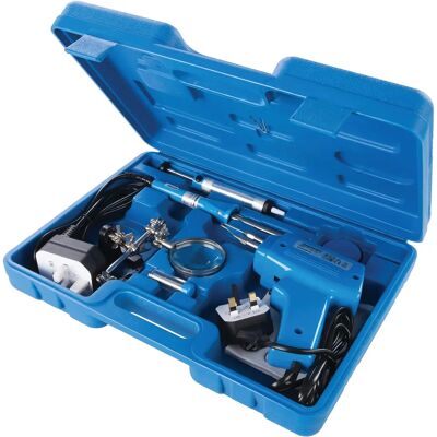 Kit de Soudage Silverline 845318 - Outils électriques 100W 30W - Publicité Kit de Soudage Silverline 845318 - Outils électriques 100W 30W - Publicité