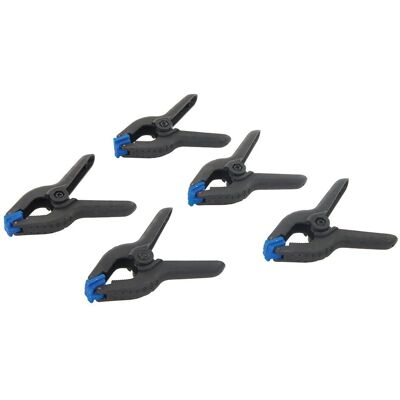 Zaciski sprężynowe Silverline - 5 szt., 100 mm Zaciski sprężynowe Silverline - 5 szt., 100 mm