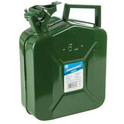 Silverline 563474 10L Metaal Benzinetank - Lekkagevrij Silverline 563474 10L Metaal Benzinetank - Lekkagevrij