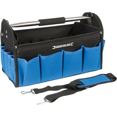 Silverline Bolsa de herramientas Heavy Duty con base dura (748091) Silverline Bolsa de herramientas Heavy Duty con base dura (748091)
