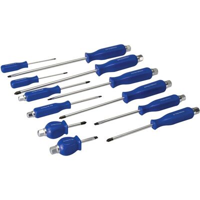 Silverline 12-delige mechanische schroevendraaier set - Meerkleurig Silverline 12-delige mechanische schroevendraaier set - Meerkleurig