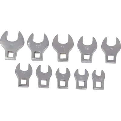 Conjunto de 10 chaves de boca de cruzeta Silverline 111508 - Ferramentas Conjunto de 10 chaves de boca de cruzeta Silverline 111508 - Ferramentas