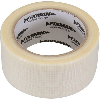 Ruban adhésif robuste Fixman 50mm x 20m - Transparent - Ruban de conduit durable Ruban adhésif robuste Fixman 50mm x 20m - Transparent - Ruban de conduit durable