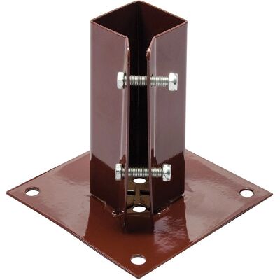 Fixman Pfostenschuh 50mm - Verzinkt - Einfacher Einbau - Pfostentyp Fixman Pfostenschuh 50mm - Verzinkt - Einfacher Einbau - Pfostentyp