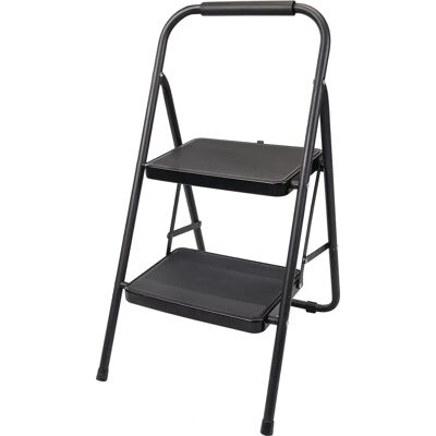 Silverline 2-traps Opvouwbare Stalen Ladder - 150kg Capaciteit Silverline 2-traps Opvouwbare Stalen Ladder - 150kg Capaciteit