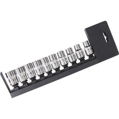 Silverline Dopsleutelset - 10-19mm, 1/2 inch, Chroom Vanadium Silverline Dopsleutelset - 10-19mm, 1/2 inch, Chroom Vanadium