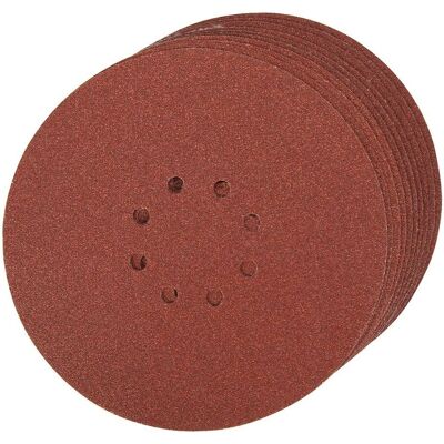 Disques abrasifs Silverline 225mm à crochet et boucle - Grain 60, lot de 10 - Publicité Disques abrasifs Silverline 225mm à crochet et boucle - Grain 60, lot de 10 - Publicité