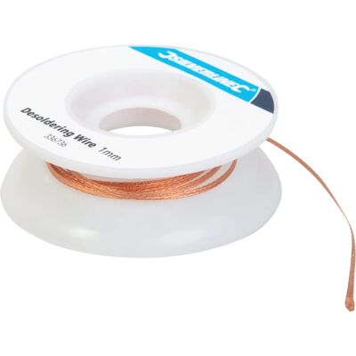 Fil de dessoudage Silverline - 1mm de cuivre Fil de dessoudage Silverline - 1mm de cuivre