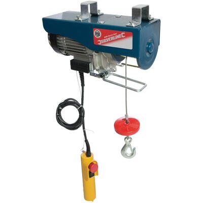 Silverline Silverstorm 900w Élévateur électrique - 500kg Résistant Silverline Silverstorm 900w Élévateur électrique - 500kg Résistant