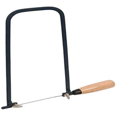 Sierra de calar Silverline - 300mm - Materiales ligeros - Mango de madera - Estructura metálica - Corte preciso Sierra de calar Silverline - 300mm - Materiales ligeros - Mango de madera - Estructura metálica - Corte preciso