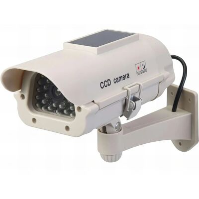 Silverline Caméra de Surveillance Factice Solaire - Caméra Factice - Publicité Silverline Caméra de Surveillance Factice Solaire - Caméra Factice - Publicité