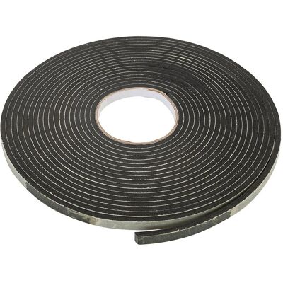 Fixman Bande d'Étanchéité en Mousse EVA Auto-adhésive Noire - 3-8mm, 10,5m Fixman Bande d'Étanchéité en Mousse EVA Auto-adhésive Noire - 3-8mm, 10,5m
