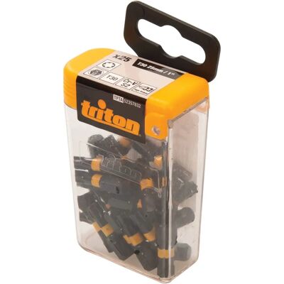 Triton T30 Impaktowy bit do śrubokręta - 25mm 25 szt. Triton T30 Impaktowy bit do śrubokręta - 25mm 25 szt.