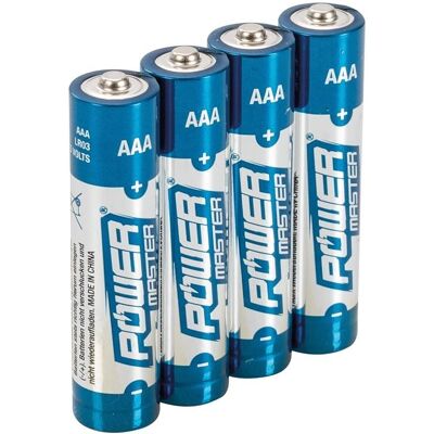 Silverline Powermaster - Piles AAA - Piles - Publicité Silverline Powermaster - Piles AAA - Piles - Publicité