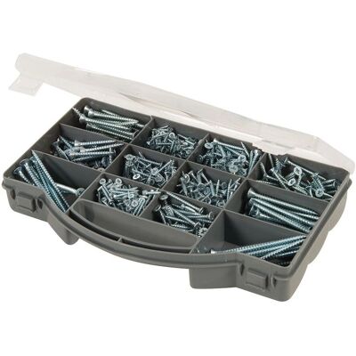 Fixman Zinc-plated Countersink Screws Pack - 780pcs - Screws for Multiple Applications Fixman Zinc-plated Countersink Screws Pack - 780pcs - Screws for Multiple Applications