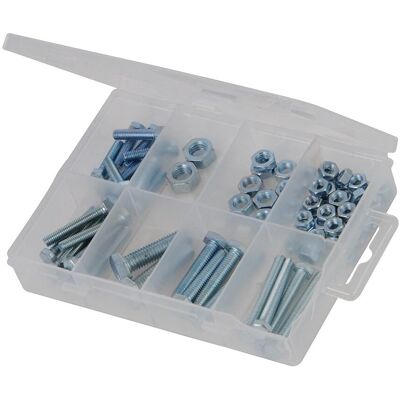 Fixman 662943 Hex Bolts and Nuts Pack - Grey Fixman 662943 Hex Bolts and Nuts Pack - Grey