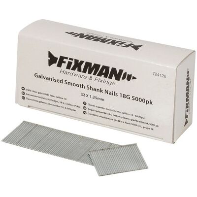 FIXMAN Modèle 724126 Clous plats zincés - Clous - Publicité FIXMAN Modèle 724126 Clous plats zincés - Clous - Publicité