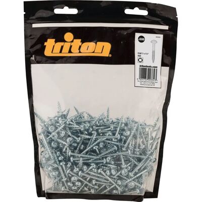 Triton Viti Zincate Testa Rondella Filettatura Fine 7 x 1-1/4" - Viti Triton Viti Zincate Testa Rondella Filettatura Fine 7 x 1-1/4" - Viti