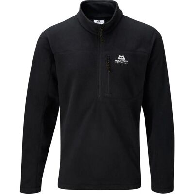 Mountain Equipment Men's Micro Zip T Fleece - Black - Fleece Pullover Mountain Equipment Men's Micro Zip T Fleece - Black - Fleece Pullover
