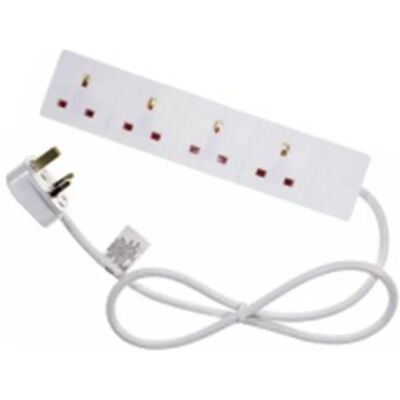Target ELEC4WAY2M Power Extension - 4 Sockets 2m White Power Strip Target ELEC4WAY2M Power Extension - 4 Sockets 2m White Power Strip