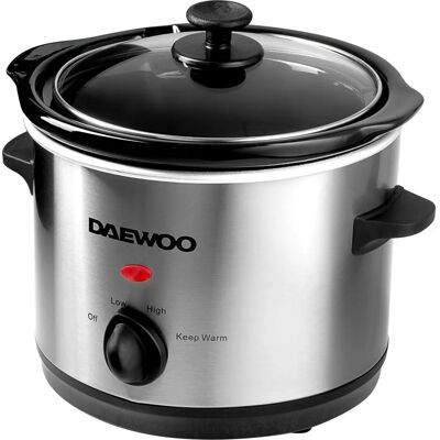Daewoo SDA1363GE - Silver - Slow Cooker Daewoo SDA1363GE - Silver - Slow Cooker