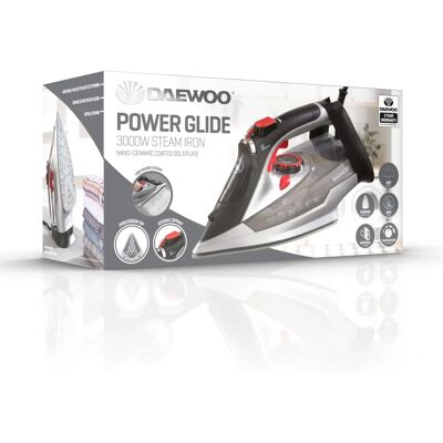 Daewoo SDA1591GE - Black, Grey, Red - Dry & Steam iron Daewoo SDA1591GE - Black, Grey, Red - Dry & Steam iron