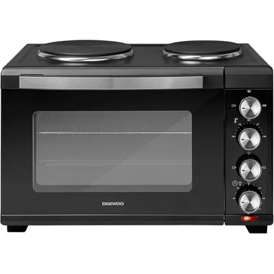 Daewoo 32L Electric Oven - Duel Hot Plates - 3000W Daewoo 32L Electric Oven - Duel Hot Plates - 3000W
