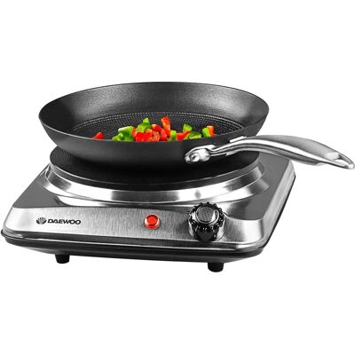 Daewoo Model - Single Induction Hob - Stainless Steel - Free Standing Daewoo Model - Single Induction Hob - Stainless Steel - Free Standing