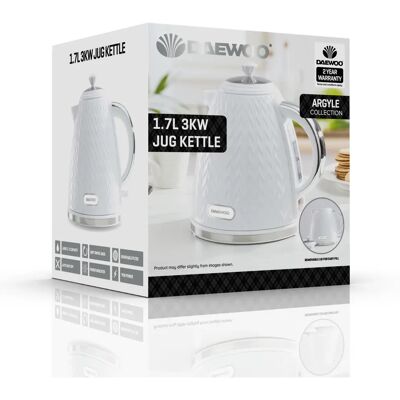 Daewoo ARGYLE - White - Electric kettle Daewoo ARGYLE - White - Electric kettle