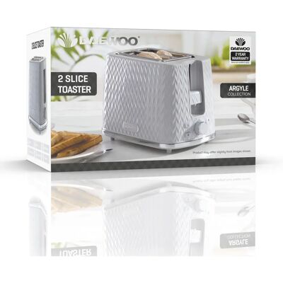 Daewoo SDA1821 - Grey - 2-Slice Toaster Daewoo SDA1821 - Grey - 2-Slice Toaster