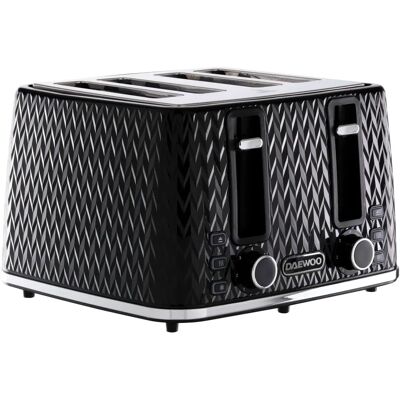Daewoo Argyle - Black - 4-Slice Toaster Daewoo Argyle - Black - 4-Slice Toaster