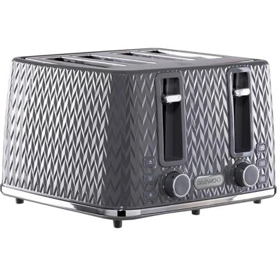Daewoo Argyle 4 Slice - Grey - Toaster Daewoo Argyle 4 Slice - Grey - Toaster